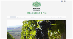 Desktop Screenshot of domaine-felix.com