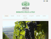 Tablet Screenshot of domaine-felix.com